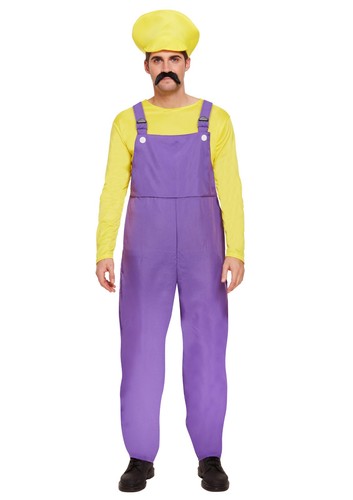 Costume vestito fantasia wario - costume,