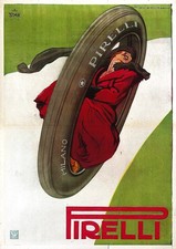 Poster pirelli vintage anni - poster,