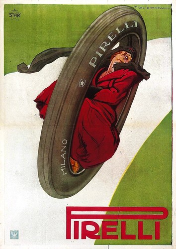 Poster pirelli vintage anni - anni, 20