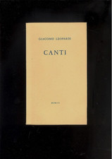 LEOPARDI GIACOMO.  CANTI
