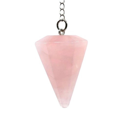 Pendolo quarzo rosa - , pietra