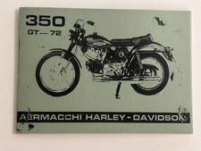Libretto uso e manutenzione Harley-Davidson 350 GT-72