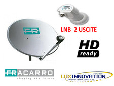 Kit Parabola Fracarro hd antenna parabolica kit parabola 2 uscite lnb 