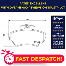 Set pastiglie freno adatte per SEAT IBIZA 6K1 1.6 Anteriore 96 al 02 Brembo 1HM698151 Qualità