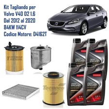 KIT TAGLIANDO VOLVO V40 D2 1.6