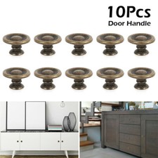 10 pezzi pomelli antichi in ottone maniglie per ante armadio cassetto armadio...