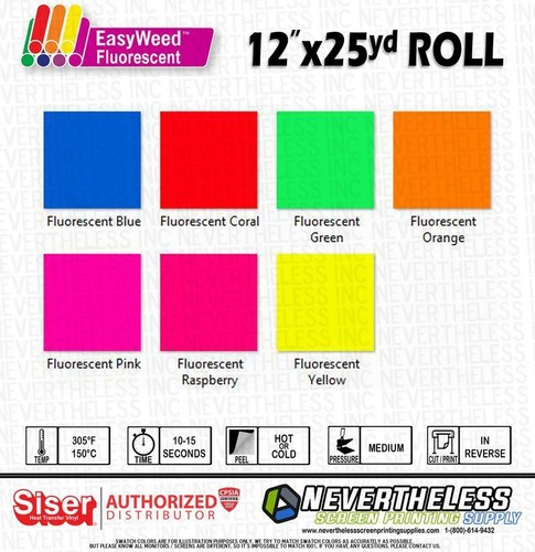 Siser fluorescente htv - siser,