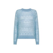 SUN 68 MAGLIA CROCHET CIELO