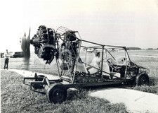 1973 UNGHERIA - Josef BOZA guida veicolo con motore 160 H.P. *Foto 18x13 cm 