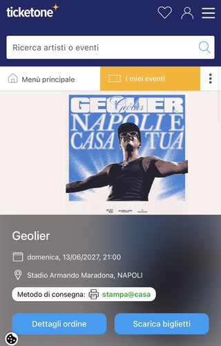 Biglietti geolier tribuna - geolier,