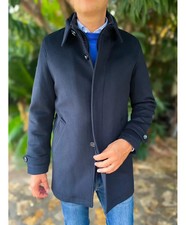 Cappotto uomo blu, con
