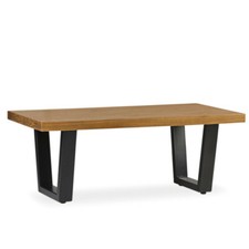 TAVOLINO VINTAGE INDUSTRIAL SALOTTO ETNICO COLONIALE 120X60H40 tavolo basso chic