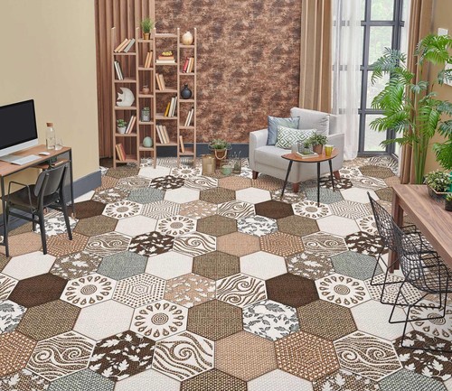 Piastrelle esagonali r2494 - 3d,