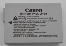 Batteria originale Canon LP-E8