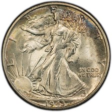 1943-S Walking Liberty mezzo
