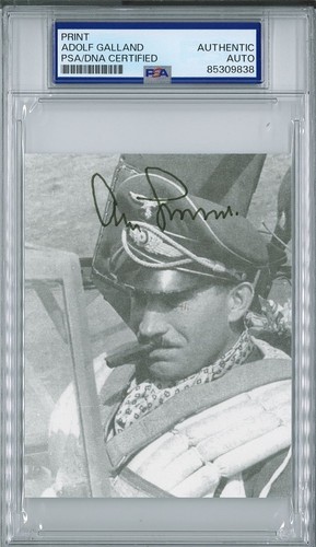 Autografo adolf galland - autografo,