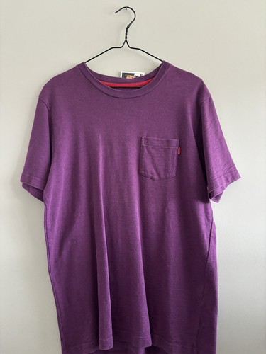 Supreme purple pocket tshirt - supreme,