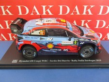 Die cast 1/24 Modellino Auto Hyundai i20 Coupe WRC Rally Sardegna 2019 D. Sordo