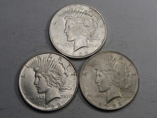 3 Au / UNC 1922 Argento Pace