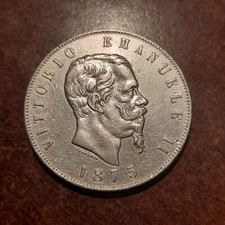 VITTORIO EMANUELE II - 5 Lire