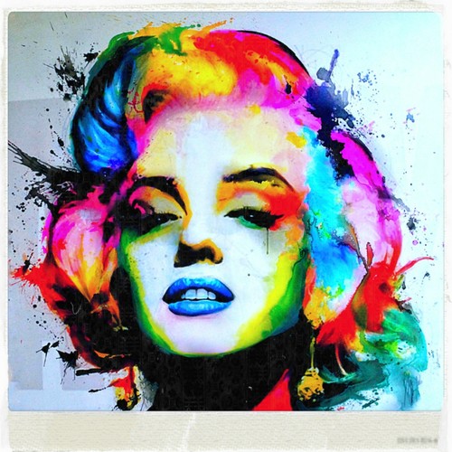 Motivo marilyn monroe colorful - motivo,