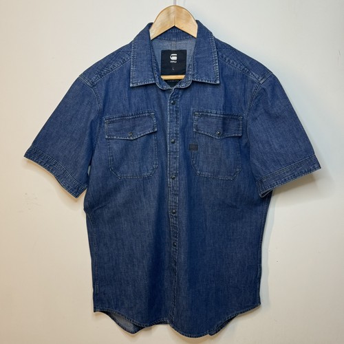 Star camicia denim blu - g,