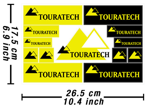 Touratech box adesivo grafica - touratech,