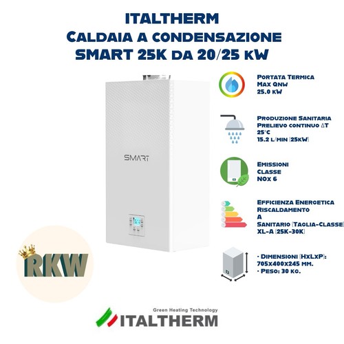 Caldaia italtherm metano smart - italtherm,