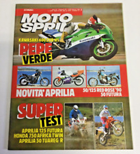 MOTOSPRINT 7/1990 KAWASAKI ZXR 400 H1 APRILIA TUAREG RALLY 50 FUTURA 125