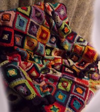 Crochet blanket plaid - crochet, blanket,