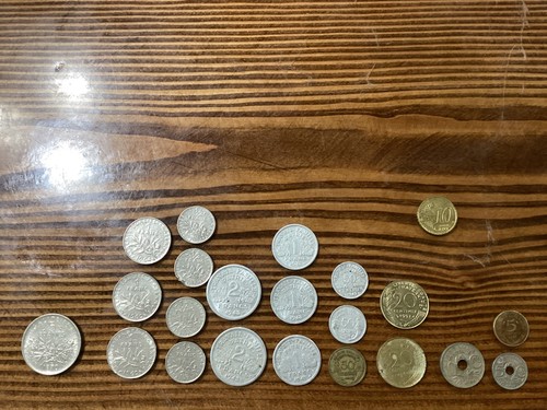 Lotto monete francesi - 22,