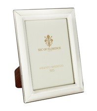 Cornice portafoto in argento sterling 925 massiccio marcata 4”x6” pollici 7205/10x15 retro legno UK
