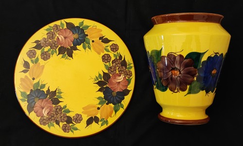 Piatto vaso anni 40 - piatto, '30/'40