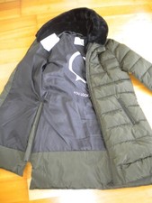 Giacca invernale donna cartone animato con pelliccia nuova verde taglia 38