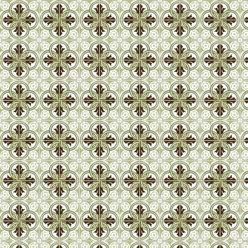 12th brown and sage green - 1:12th,