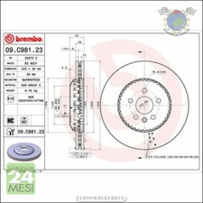 Kit coppia dischi freno Brembo Anteriore per LAND ROVER RANGE EVOQUE DISCOVERY