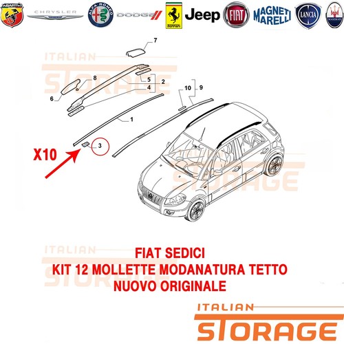 Fiat sedici kit - kit, 12