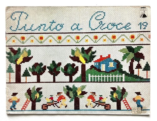 Punto croce 19 vintage - punto,