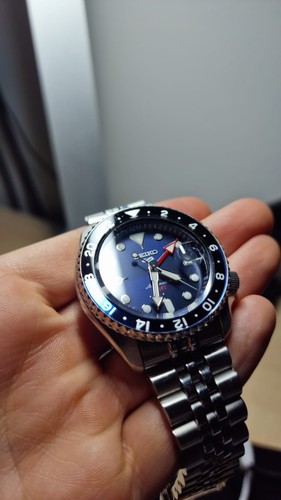 Seiko sport gmt blueberry - seiko, 5