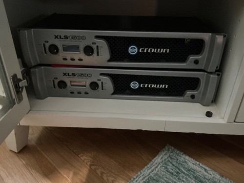 Crown xls 1500 power amplifier - xls,