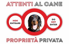 CARTELLO SEGNALETICO - ATTENTI