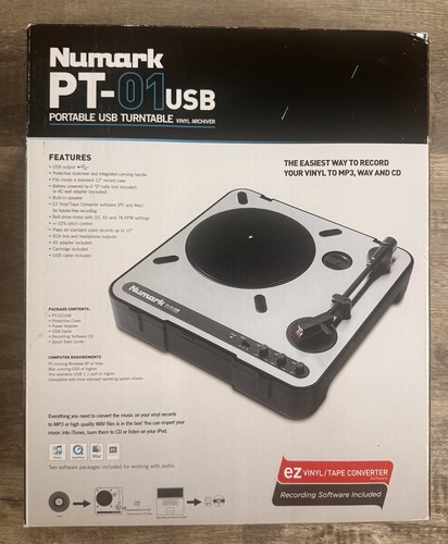 Nuovo numark usb - nuovo, numark-pt-01