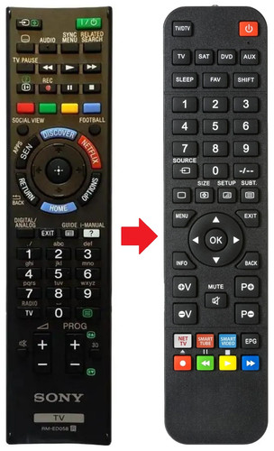 Telecomando adatto per sony - adatto,