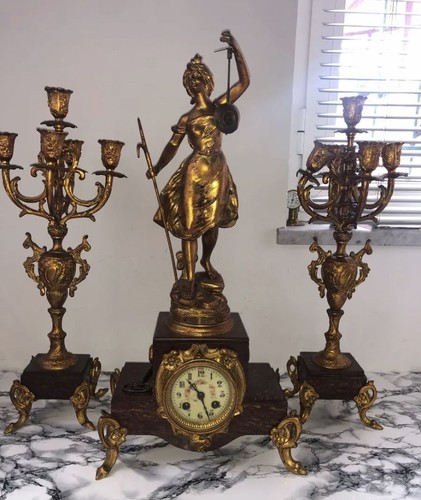 Trittico antico orologio - , 2