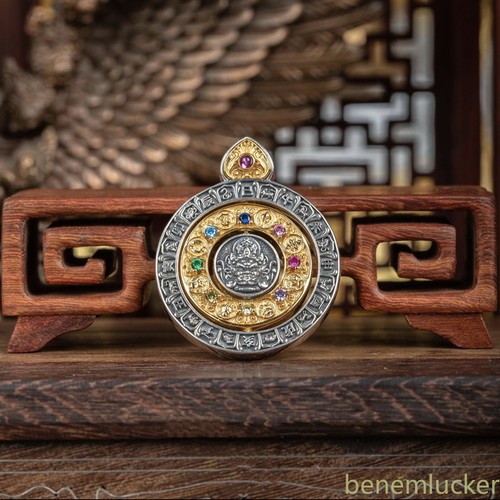 Collana amuleto retro - amuleto, nove