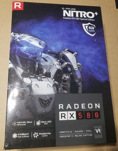 Sapphire nitro radeon 580 - nitro+, rx