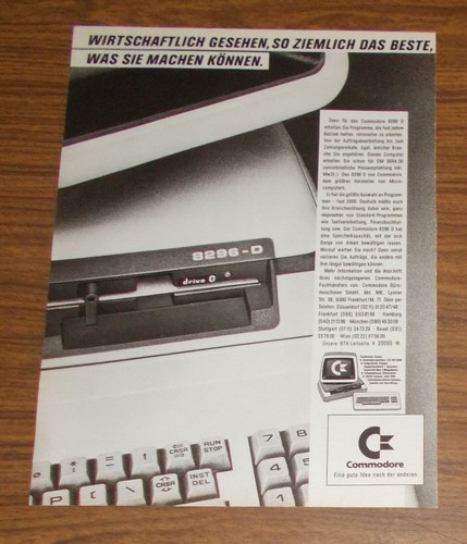 Rara pubblicità commodore - pubblicità,