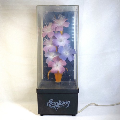 Scatola luminosa lampada fiori