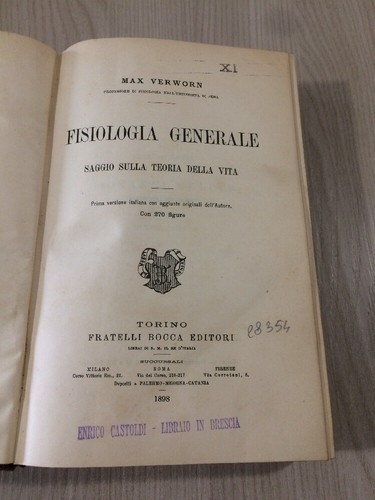 Libro fisiologia generale - fisiologia,