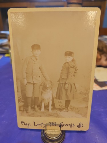 Antica foto cartolina armadio